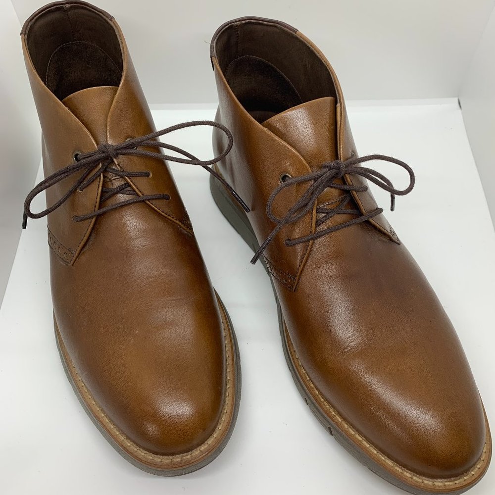 Johnston & Murphy Ankle Lace Up Leather Boot Men's 9.5M